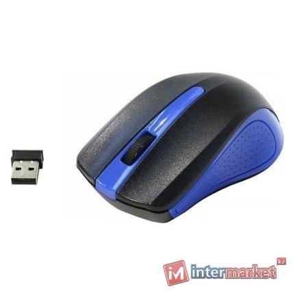 Беспроводная мышь OKLICK 485MW Black-Blue USB
