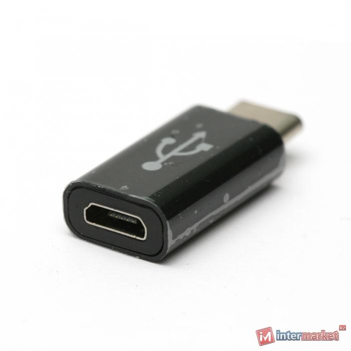 Переходник PowerPlant micro USB – Type C